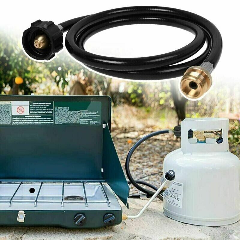 6FT Propane Adapter Hose LP Tank 1lb to 20lb Converter For QCC1 Type1 Gas Grill