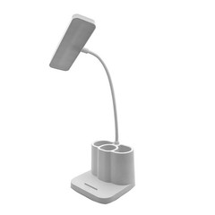 LED Desk Lamp Eye-Caring Reading Table Light Adjustable Neck Lamp w/ Clamp USB