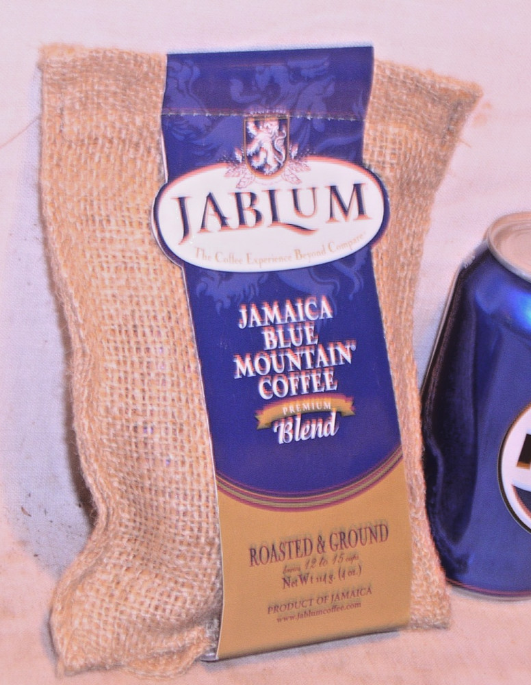 SEALED 4 OZ BLUE MOUNTAIN JABLUM PREMIUM BLEND JAMAICA ROASTED GROUND COFFEE
