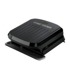 George Foreman 4‑Serving Electric Grill & Panini Press, Easy‑Clean Removable