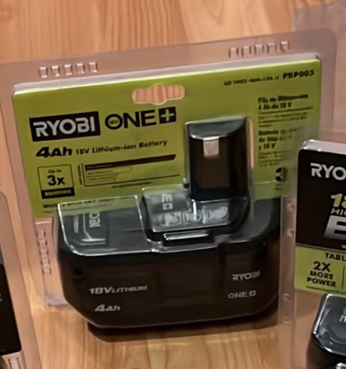 RYOBI ONE+ 18V LITHIUM 4.0AH PBP005 BATTERY – GENUINE OEM – NEW