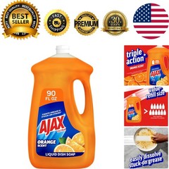 90 oz Ultra Orange Dish Soap – Triple Action Formula for Sparkling Clean Dishes
