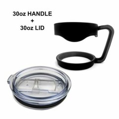 Handle Lid Splash-Proof 30 Oz Stainless Tumbler Cup Holder YETI (SEE EXCLUSIONS)