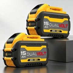 2Pack 15.0AH For DEWALT DCB609 20V/60V MAX FLEXVOLT Lithium-Ion Battery DCB209-2