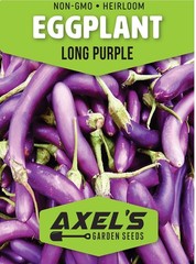 Eggplant Seeds Long Purple Asian Heirloom Non-GMO Vegetable Drough Resistant
