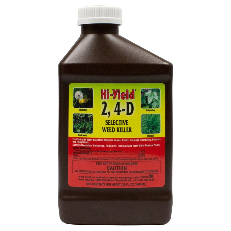 2 4-D Selective Weed Poison Ivy Killer Dandelion Chickweed Many Others Control