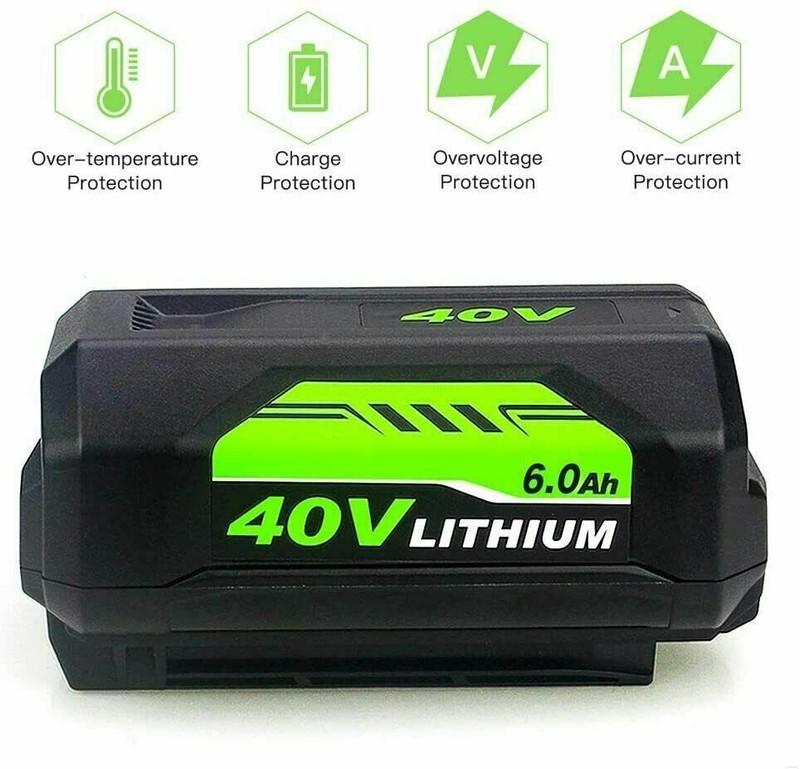 For Ryobi OP40602 40V 6Ah High Capacity HP Lithium Battery With LED OP4050 gallery