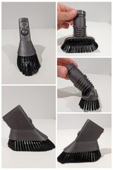 Genuine Dyson Stubborn Dirt Brush & Up-Top Multi-Angle Tool Replacement Set