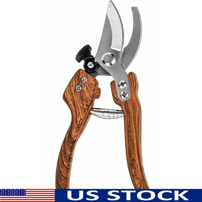 Pruning Shears Garden Trimming Clean Cuts Hand Pruners Roses Herbs Branches New