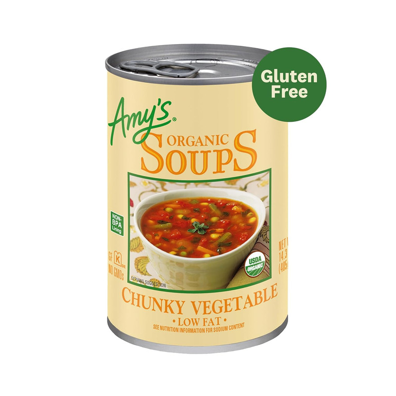Amy'S Soup, Vegan, Gluten Free, Organic Chunky Vegetable, Low Fat, 14.3 Ounce (P gallery