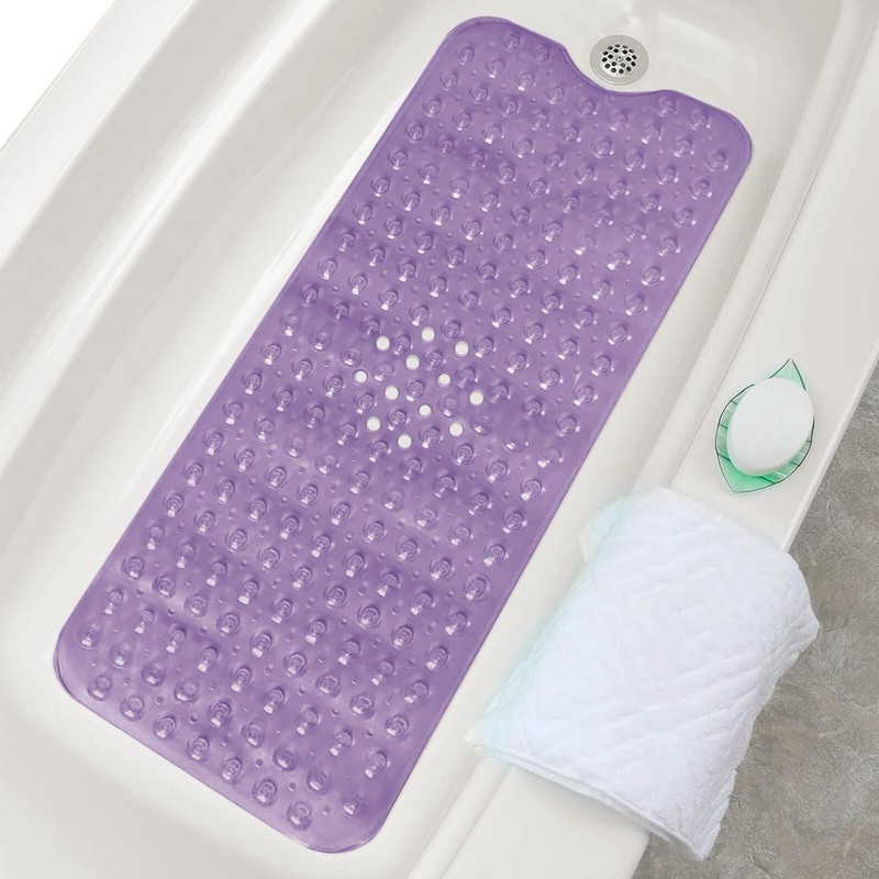 Non Slip Bathtub Mats Suction Cups Washable Bathroom Inside Shower Mat Anti Mold gallery