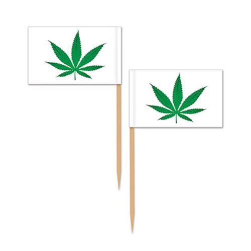Cannabis 420 Marijuana Leaf Plastic Retangle Tablecloth Weed Flag Leaf Picks gallery