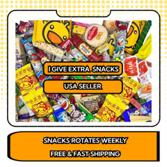 155 Piece Snack Box Asian Japanese Chinese Korean Variety Savory Treats Samples