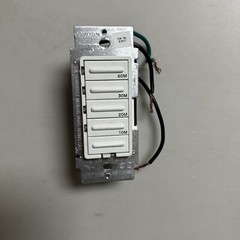 Leviton LT-860-1LT (60 MIN) Countdown Timer Switch Light White Or Ivory