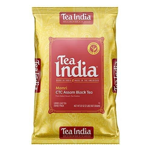Tea India CTC Assam Loose Leaf Premium Black Tea Family Pack (32oz – 2lb)