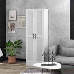 HOMCOM Pantry Storage Cabinet w/ Shelves, Refurbished