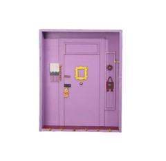 FRIENDS Monica’s Door Key Holder & Shelf Organizer | PURPLE | Wall Mount