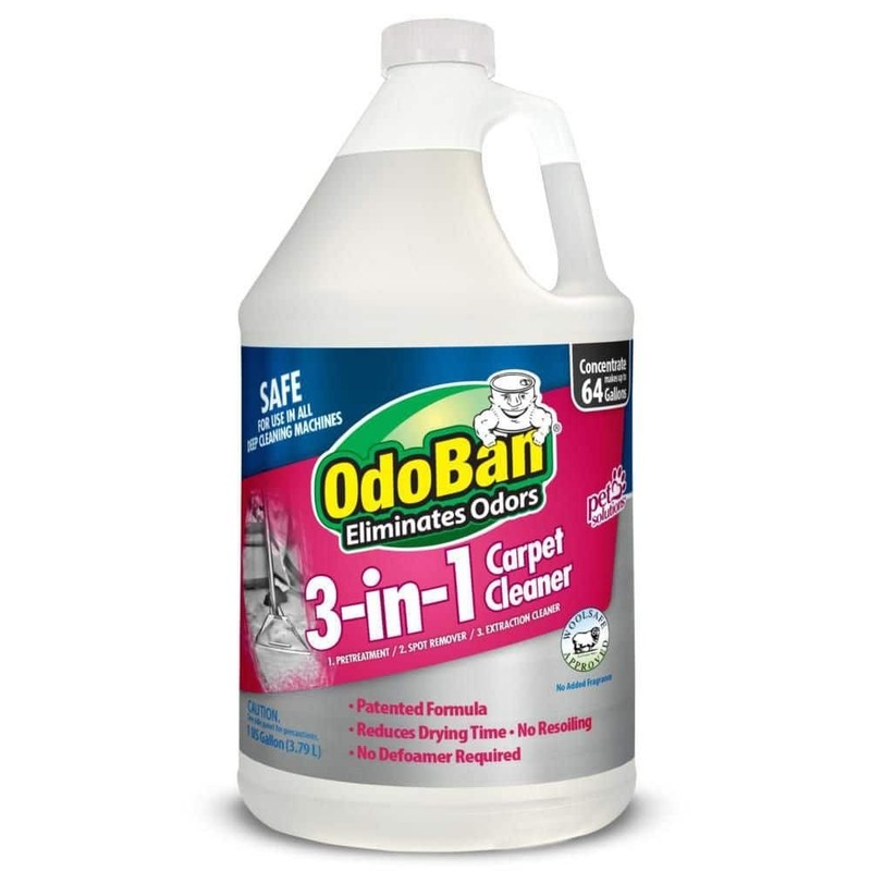 1 Gal. 3-In-1 Carpet Cleaner, Concentrated Carpet Cleaning Solution, EPA Safer C