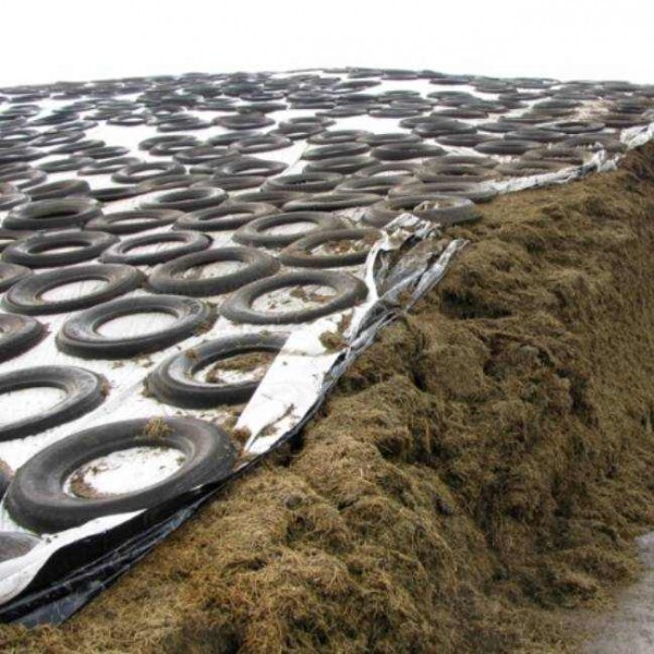 Silage Tarp 5 mil Black/White Plastic Sheeting - Choose Your Size gallery