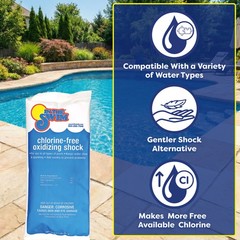 In The Swim Chlorine-Free Pool Shock-Oxidizer – 12 x 1 Pound Bags