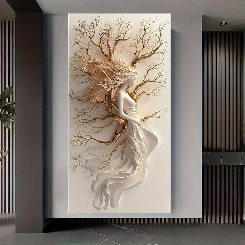 Abstract Tree of Life Canvas Painting Wall Art Canvas Mural Home Decor Picture