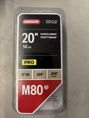 Oregon M80 Link Replacement Chainsaw Chain For 20-in 0.05-in Gauge .325 Pitch
