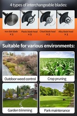 Best Cordless Grass Trimmer & Edger – Foldable Weighs 3.4 lbs, 2 x 21V Batteries