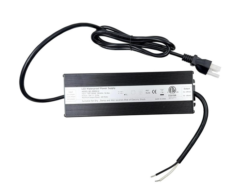 300W Power Supply 24V Transformer Waterproof IP67 LED Driver for Lighting Use