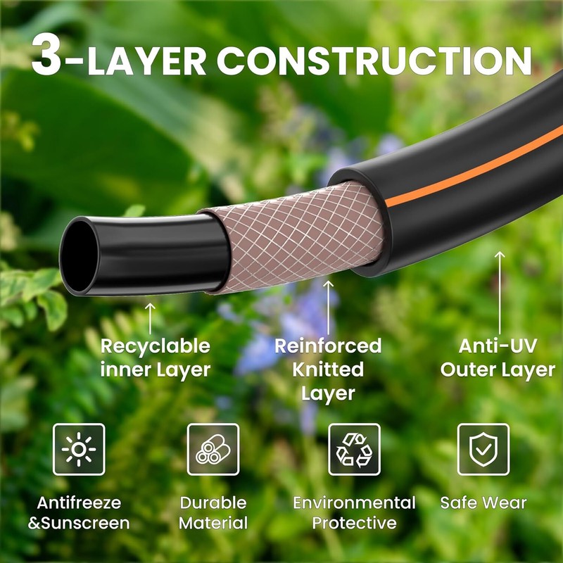 Giraffe Tools Garden Leader Hose Short Water Hose 3/10/75ft x 5/8" Burst 600 PSI gallery