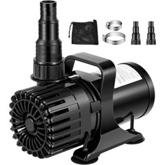 1600-2700GPH Submersible Water Pump w/ Barrier Bag Koi Pond Waterfall Fountains