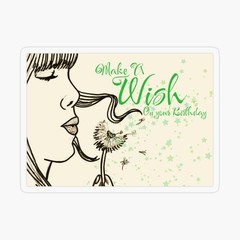 DIGITAL Make a WISH on Your BIRTHDAY Happy Celebration Greet Card**PRINT REQ’D**