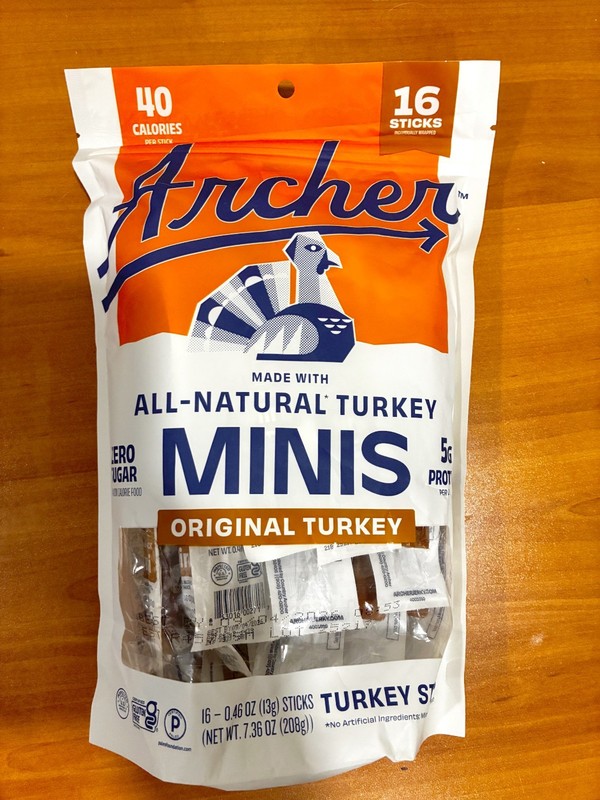 Archer All-Natural Turkey Minis, 16 pack – Expiration Date September 2026