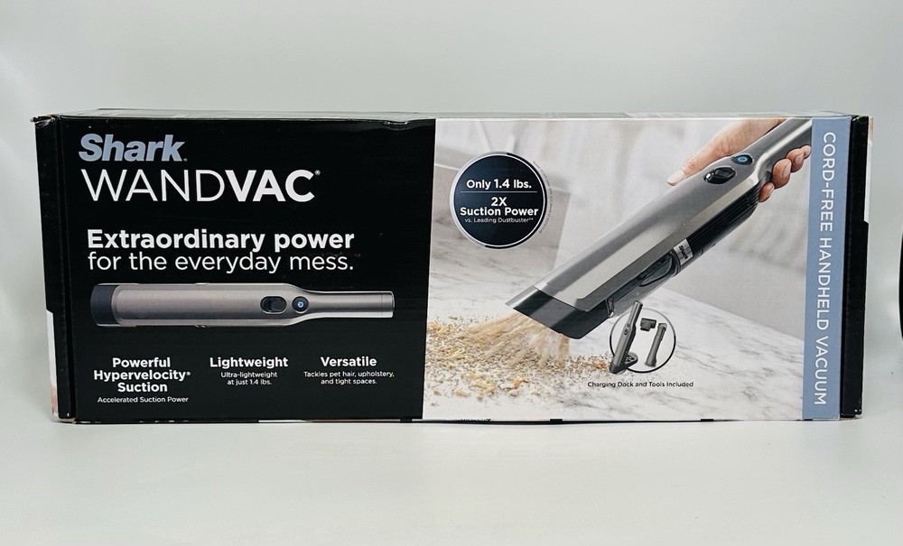 Shark WV201 WANDVAC Cordless Hand Vacuum Lightweight 1.4 lbs *NEW*