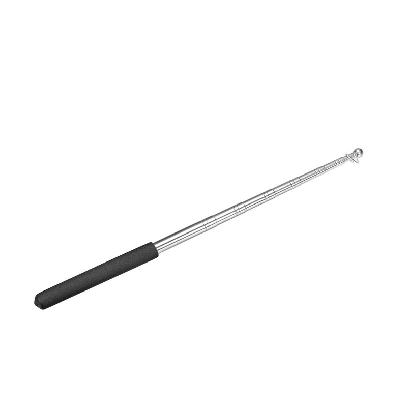 3.28FT/1M, Handheld Flagpoles, Guide Flag Pole,Black