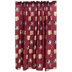 College Covers Everything Comfy Florida State Seminoles Curtain Panel Set, 2 Pan