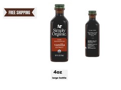 Simply Organic Vanilla Extract – 4oz big bottle / exp 2027  ships free
