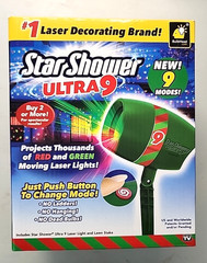 New Star Shower Ultra 9 Outdoor Holiday Laser Light Show AS-SEEN-ON-TV, 9 Modes