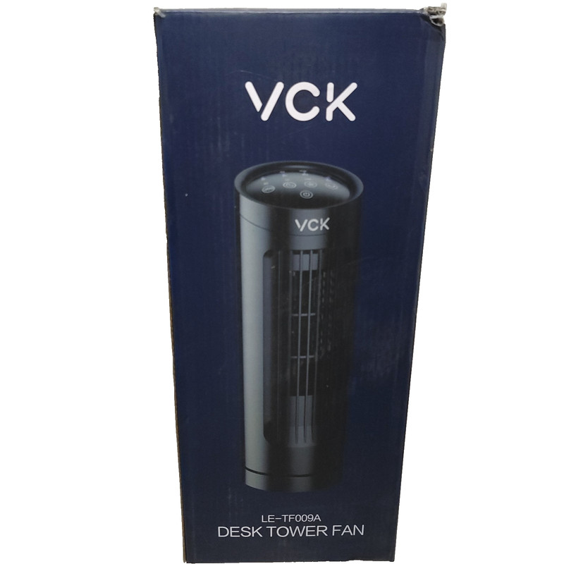 VCK LE-TF009A Desk Tower Fan Wide Angle Low Noise 30W