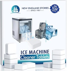 24 Count Ice Machine Cleaner Tablets, Nickel Safe Descaler