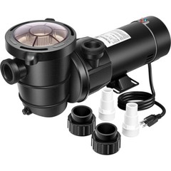 2.0HP Self Primming Above Ground Swimming Pool Pump 2-Speed 1.5″ & 1.25» Intlet