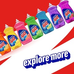 Ultra Liquid Dish Soap – 90 fl oz, Lime & Vinegar Scent for Tough Stains & Shine