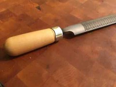WOOD RASP & HANDEL – Nicholson 12″ HALF ROUND *Made in the USA with USA Handle