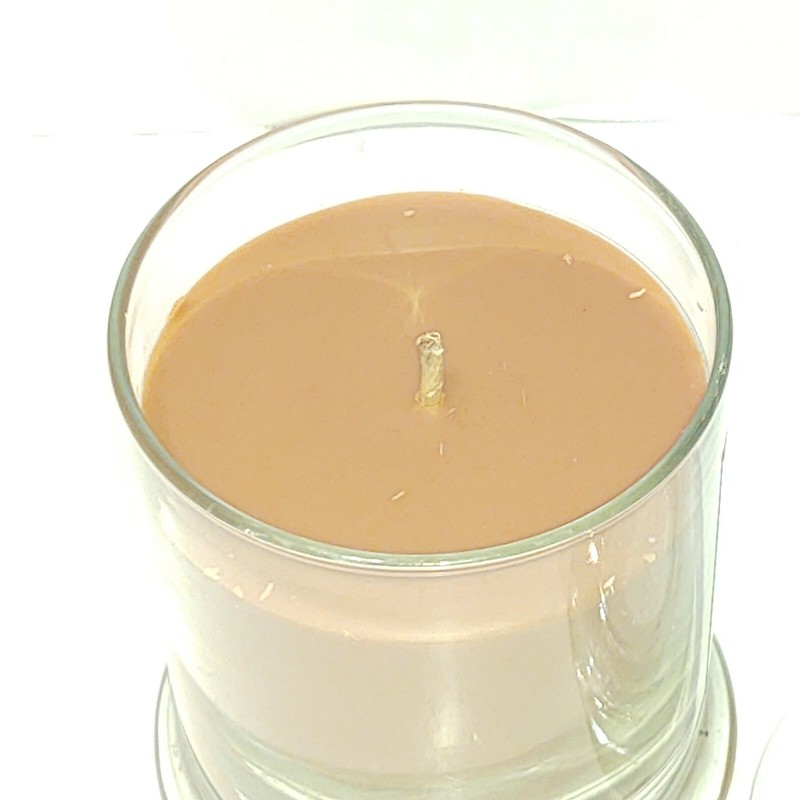 Yankee Candle Girl Scouts Coconut Caramel Stripes Scented candle tumbler 8 oz gallery