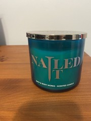 BBW. RARE JAR (NAILED IT) 3 Wick Candle, Scent Mahogany Coconut, 14.5 Oz