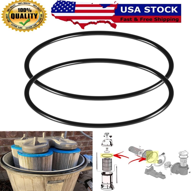 2 Pack CX900F 0-240 Filter Head Cover O-Ring Fit for Hayward Pool Filter