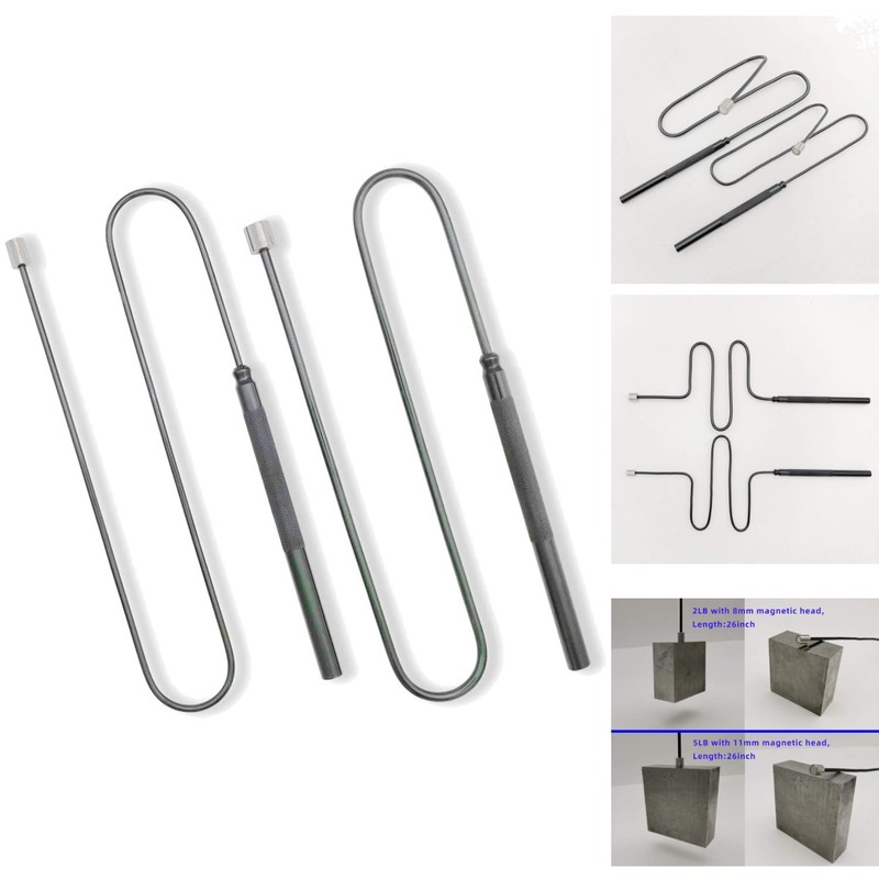 Flexible Magnetic Pickup Tool 2lb 5lb 26″ Bendable Extension Magnet Retriever