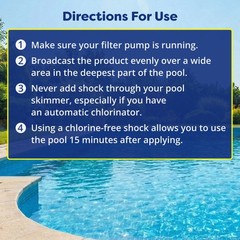 In The Swim Chlorine-Free Pool Shock-Oxidizer – 12 x 1 Pound Bags