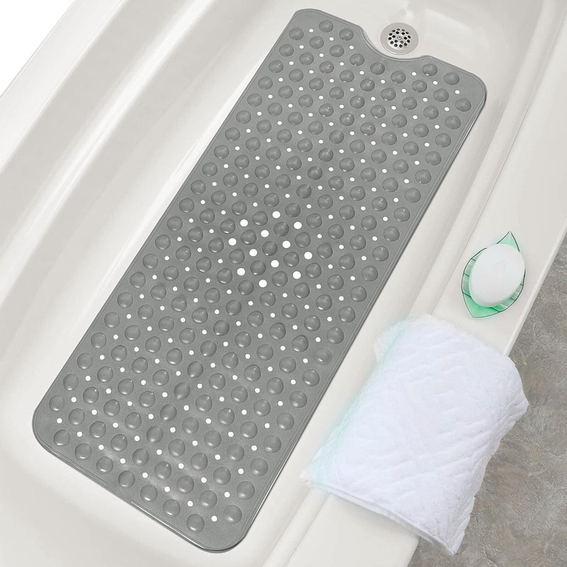 Non Slip Bathtub Mats Suction Cups Washable Bathroom Inside Shower Mat Anti Mold gallery