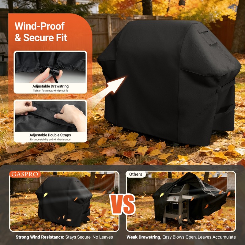 600D Weber Spirit 200 300 Grill Cover 52" Heavy Duty Waterproof 7106 BBQ Cover gallery