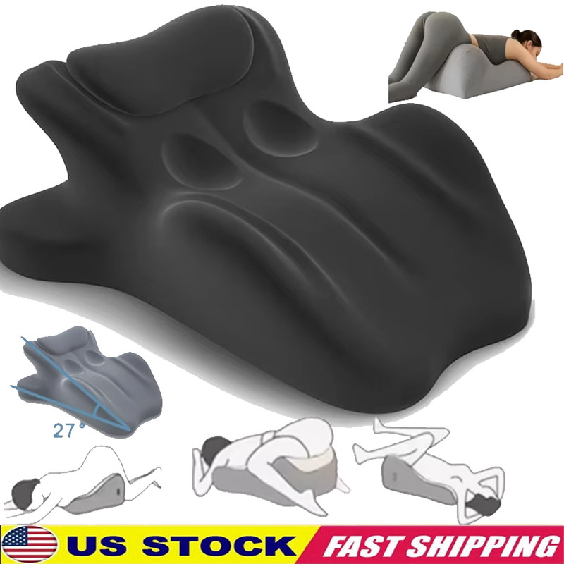 Sweet Spot Couple Pillow Hip Pad Wedge Pillow Couple Pillow Memory Foam 27°Angle
